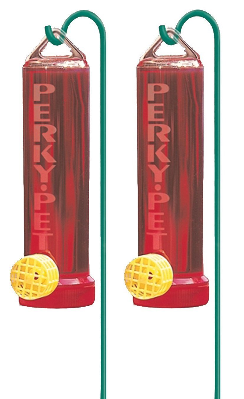 Perky-Pet 2 Pack Plastic Hummingbird Feeder for Backyard Birds with Hanger and 3 Ounce Capacity
| Perky-Pet 215P Plante